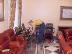 Расстановка мебели по окончанию работы